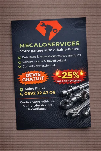 🔥 –25% sur les révisions 🔥, Saint-Pierre, MECALOSERVICES